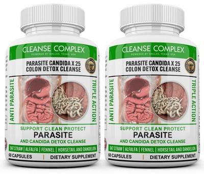PARASITE DETOX Complete BODY CLEANSE Complex BROAD Spectrum Anti- PARASITE 120