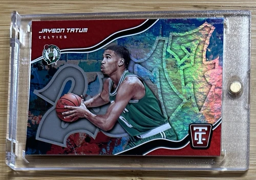 2017-18 Totally Certified Jayson Tatum Graffiti Case Hit Rookie Card RC Celtics