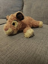 USA Disney Store The Lion King Cub Simba Plush Stuffed Animal Shaggy fur RARE