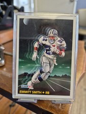 1992 Fleer - Pro Vision Emmitt Smith Football Card #475