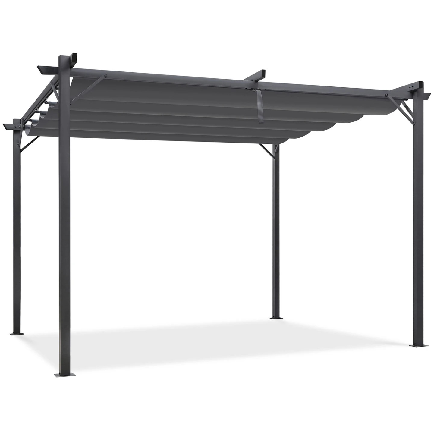 Pergola toit rétractable 3x4 M pour stopper la chaleur sur la terrasse sans store