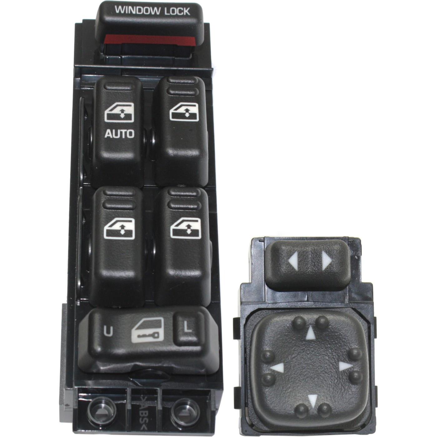 Комплект переключателей стеклоподъемников для Chevrolet Tahoe 2000-2002 годов выпуска, черный, с 6 кнопками спереди со стороны водителя