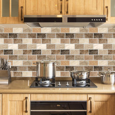 10-Sheet Stick on Backsplash for Kitchen,12"X12" Peel and Stick Self Adhesive...