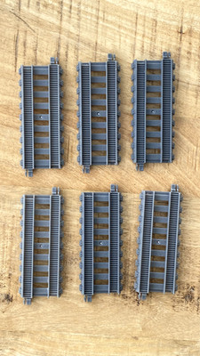 Lot Of 6 Thomas TrackMaster Replacement S2 Gray Track 4 1/2  Sky High Jump