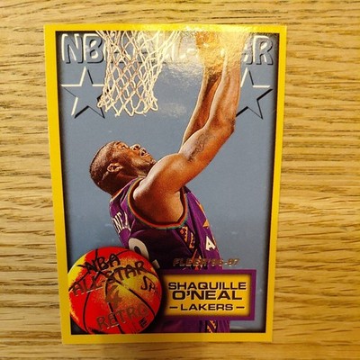 Shaquille O'Neal, # 289, NBA Trading Card, Fleer 96-97, AllStar 4 Retro