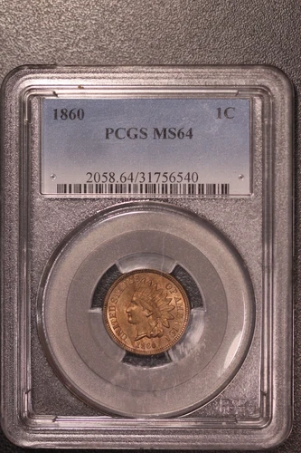 1860 INDIAN HEAD CENT | PCGS MS 64 | FRESH FROM A BOSTON COLLECTION | LOT G-6