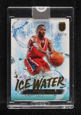 2023-24 Topps Three Ice Water Gold 3/10 Allen Iverson #IW-10 HOF 2zr