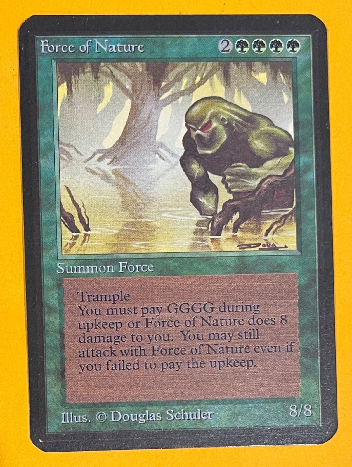 MTG FORCE OF NATURE (Ink) Alpha (OldManMTG 013-413)