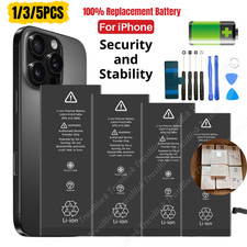 Replacement Internal Battery For iPhone6 7 8 XS XR 11 12 13 14 15 16 Pro Max Lot