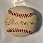TED WILLIAMS SIGNED AUTHOGRAPHED AMERICAN LEAGUE BASEBALL RED SOX