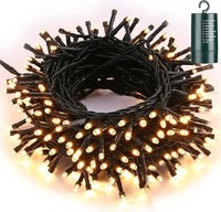 Lichterkette Batterie 10M 100 LED Warmweiß 8 Modi Wasserdicht Weihnachtsdeko