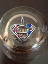 Superman Multicolored Charm
