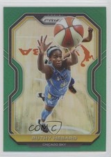 2021 Panini Prizm WNBA Green Prizm Ruthy Hebard #84 7a1