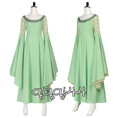 The Lord of The Rings Arwen Dress Cosplay Movie Cosplay for Women's Adults Halloween Performance Party