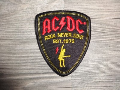 AC/DC Shape Patch Metal Rock Hell Journey