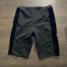 Fashion Nova Men Black Dress Shorts Size M