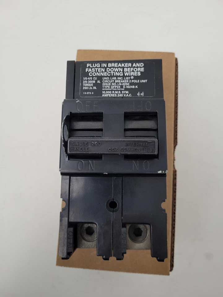 QFP2200 Zinsco Challenger Sylvania QFP24 200 Amp 2p Circuit Breaker -NDA Option - Image 2 of 4