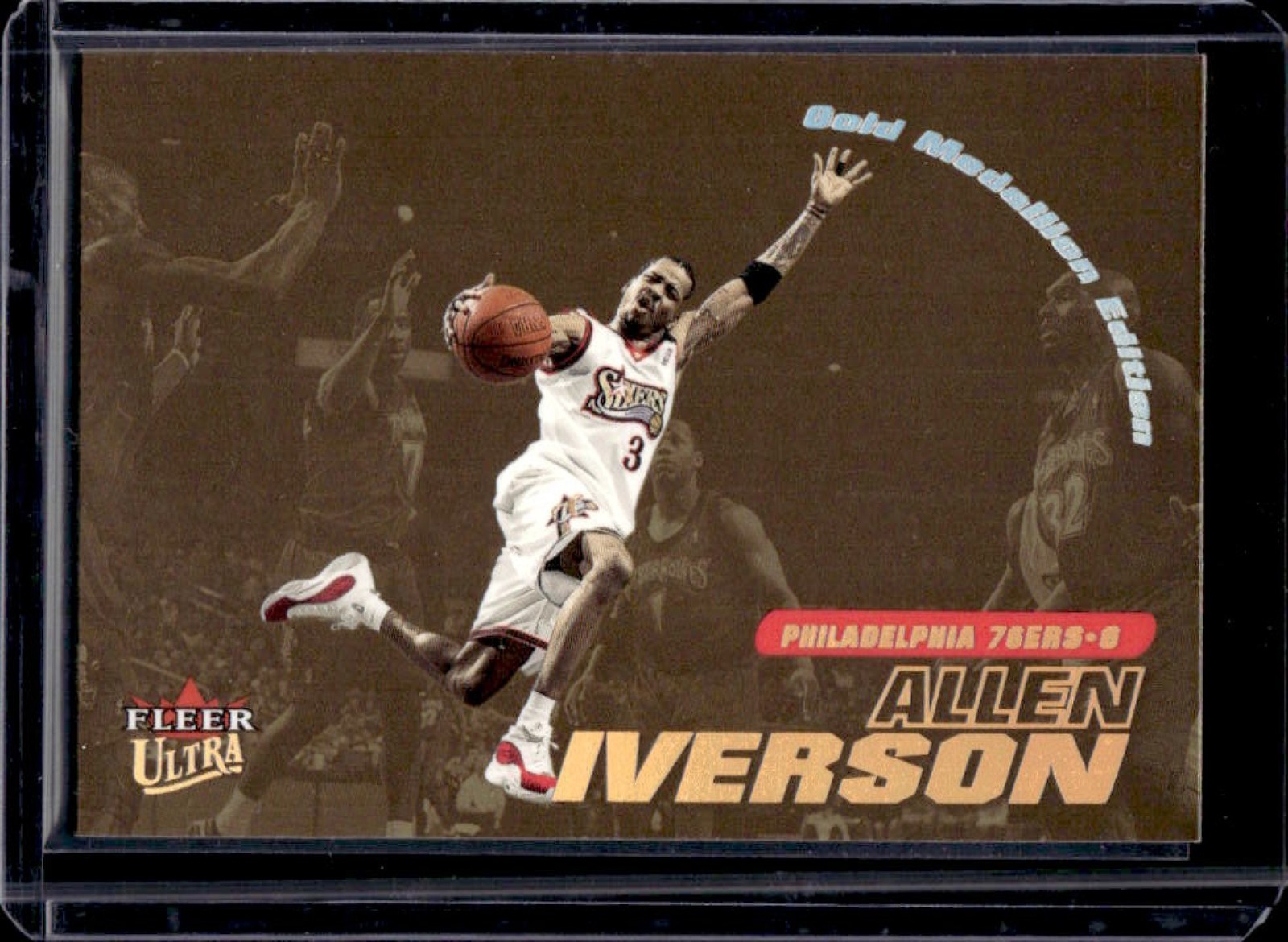 2000-01 Fleer Ultra Allen Iverson Gold Medallion #156G 76ers