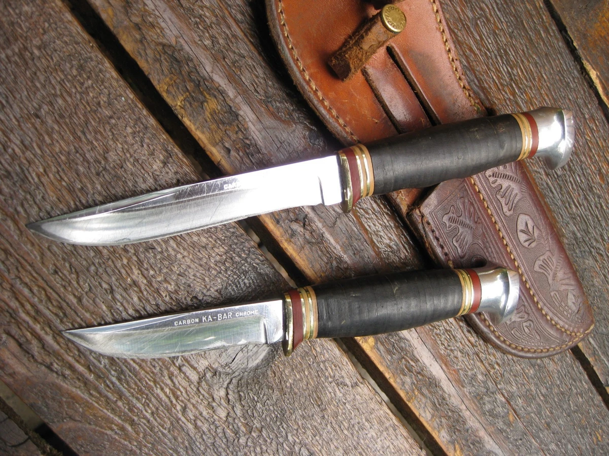 KA-BAR Plain Collectible Vintage Fixed Blade Knives for sale | eBay