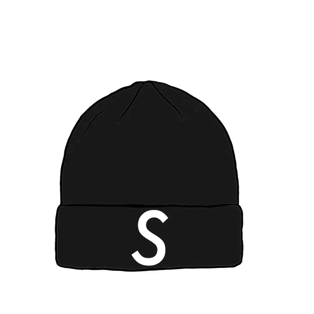 シュプリーム New Era S Logo Beanie ブラック - ニット帽/ビーニー