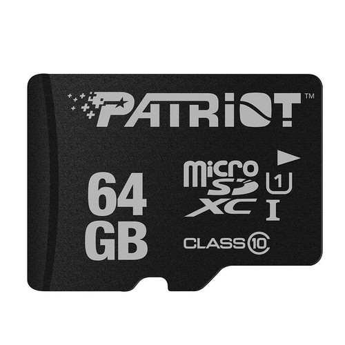 Carte mémoire flash Patriot 64 Go C10 USH-1 Micro SDXC téléphone/tablette/appareil photo de sécurité - Photo 1 sur 10