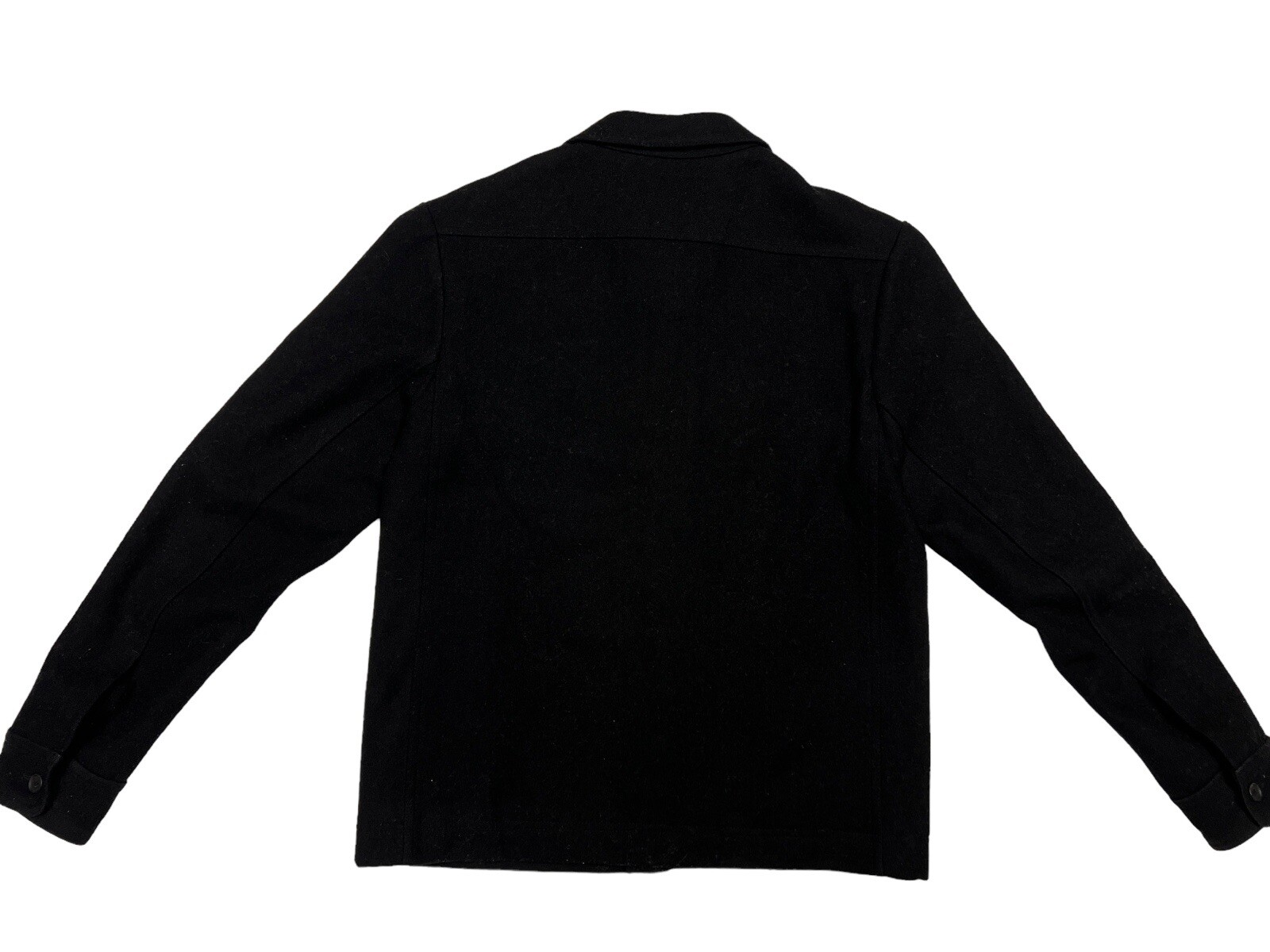 H&M Small Wool Mens Dress Coat Short Black eBay