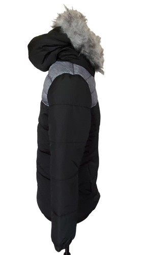 WEATHERTAMER Big Girls Bubble Puffer Coat Black 14/16 $85 NWT - Picture 4 of 8