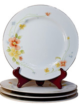 Annabelle Fine China of Japan Dinner Plates - Set of 4