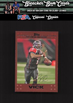 2007 Topps 4 Michael Vick Copper /2007