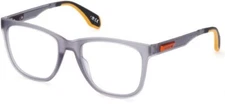 Adidas OR5029 020 Matte Gray Plastic Optical Eyeglasses Frame 52-19-145 OR RX