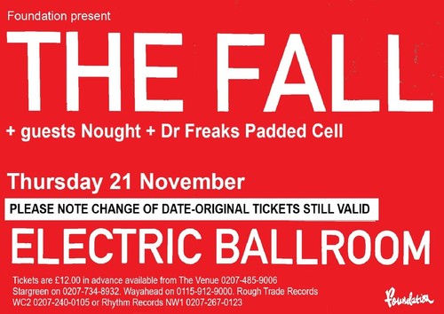 The Fall CHOOSE any five posters from the 21 listed for only £17.50 = £3.50 each - Picture 6 of 21