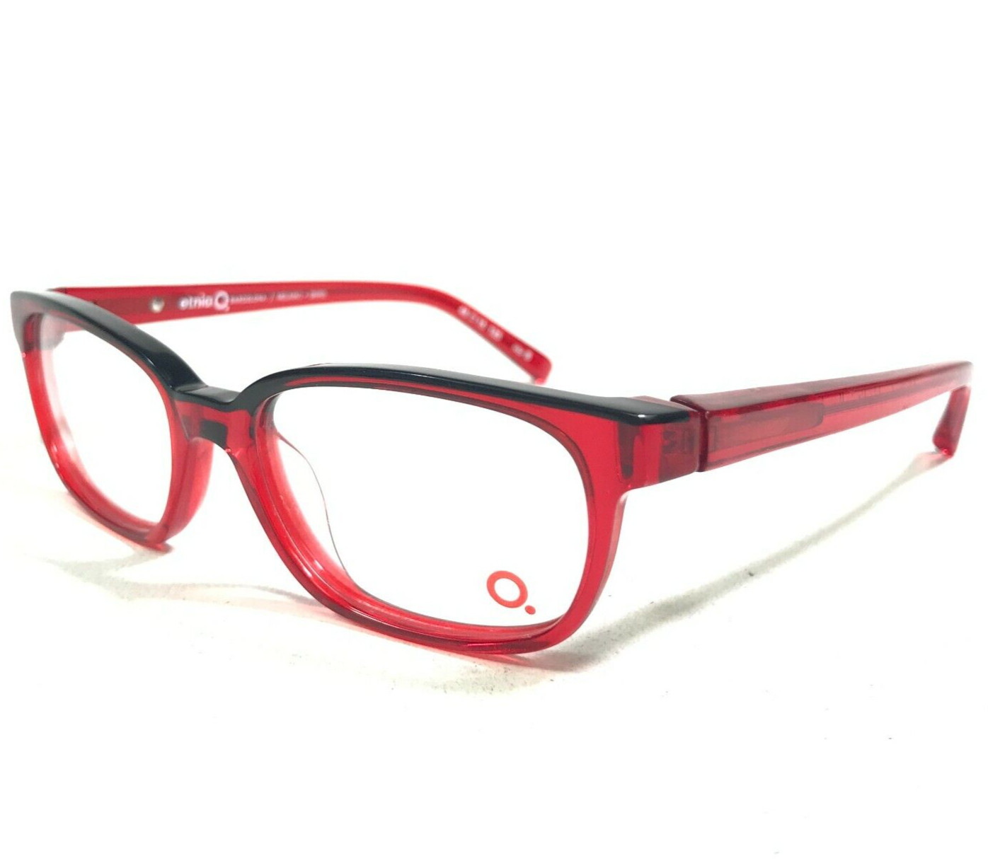 Оправа для очков Etnia Barcelona Petite MELMAC BKRD Черная, прозрачная, красная 48-15-125