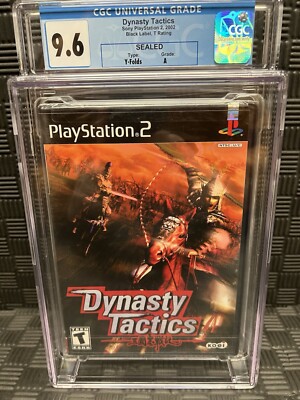 Dynasty Tactics 2 (Sony PlayStation 2, 2003) Sealed - CGC 9.6 Graded