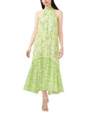 Vince Camuto NWT Women's Sleeveless High Neck Dress Green Size XXS MSRP $129