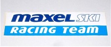 Adesivo MAXEL SKI RACING TEAM Sci - Sticker pubblicita' vintage 28x7
