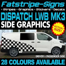 to fit CITROEN DISPATCH MK3 LWB L2 GRAPHICS STICKERS DECALS STRIPES CAMPER VAN