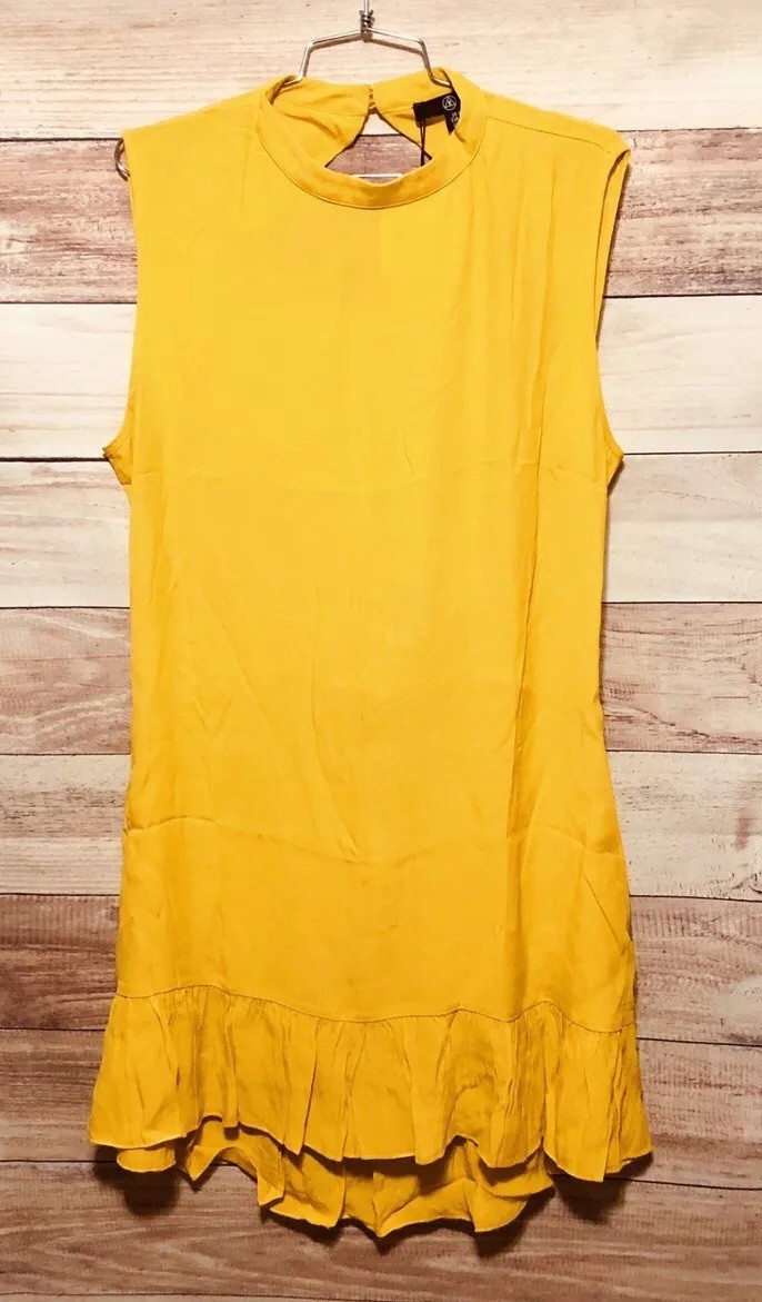 Abito Guess Marciano Chrystelle Maxi Giallo - Taglia S, Scollatura, Per Festa E Cocktail - Foto 1