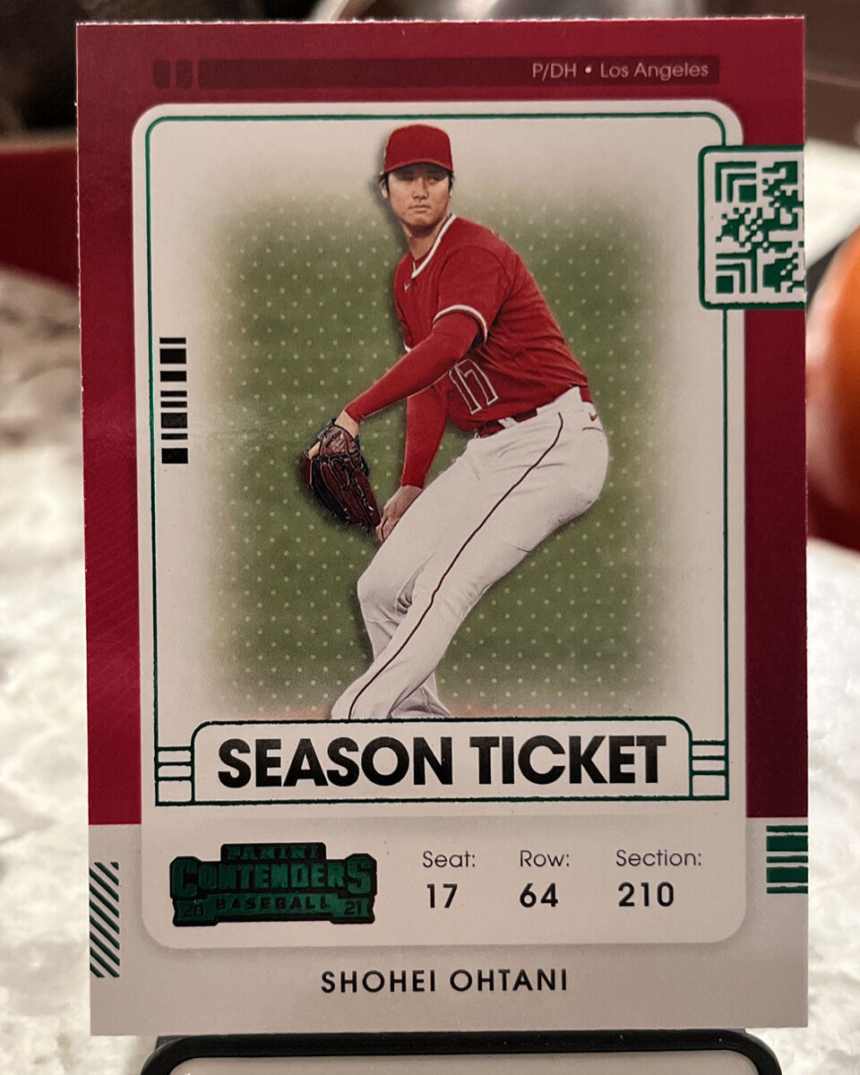 2021 Panini Contenders Season Ticket Green #100 Shohei 2021 Panini Contenders Season Ticket Green #100 Shohei