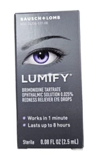 LUMIFY Eye Redness Relief - lasts up to 8 hours! 2.5ml __