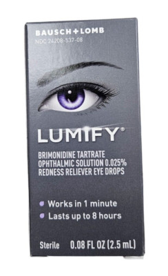 LUMIFY Eye Redness Relief - lasts up to 8 hours! 2.5ml --