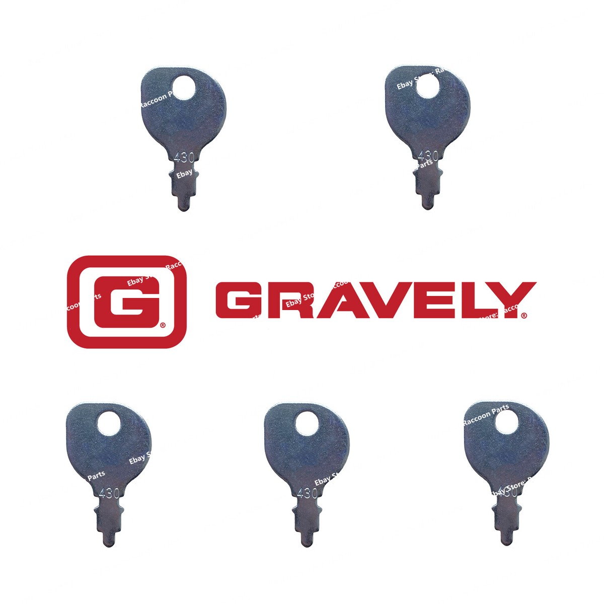 Gravely Ignition Keys Lawn tractor Mower Tractor ZT Mini-ZT SW ZTXL  GT GLT