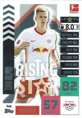 Match Attax 20/21 Bundesliga 202/2021 Rising Star Karte Nr. 416 Dani Olmo