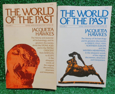 VTG 1963 The World of the Past 2 Volume Set Archaeology History & Discoveries