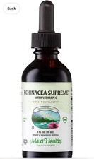Maxi Health - Organic Echinacea Supreme Liquid Extract with Vitamin C