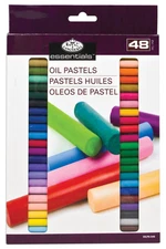 Set Of 48 Oil Pastels Quality Pigment Assorted Colour Artists Drawing Sketching