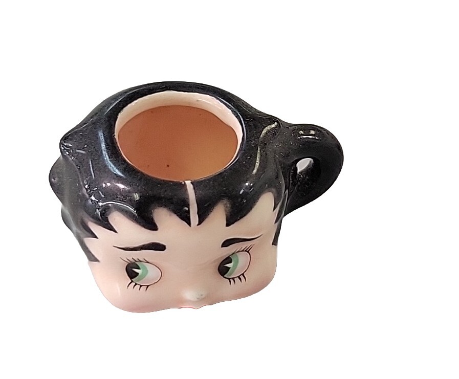 Betty Boop ティーポット 6ピース セット ミニチュア 陶器1995年 Betty Boop ティーポット 6ピース セット ミニチュア 陶器1995年