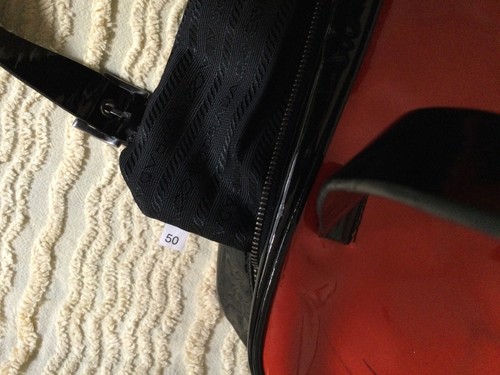 Prada Patent Leather Tote Red Bag - Picture 14 of 17