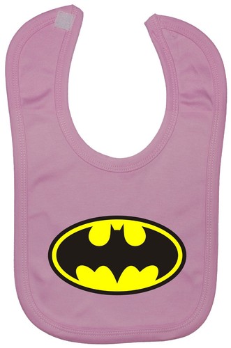 Baby Feeding Bib Newborn-3 Years Approx Touch Attach Boys Girls Superhero Bat - Picture 5 of 10