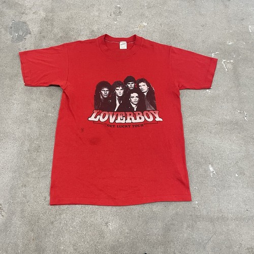 LOVERBOY まぶし バンド ノースリーブ 1984年 古着 ヴィンテージ 80