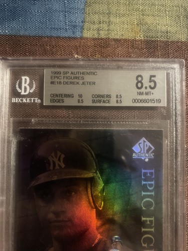 1999 SP AUTHENTIC DEREK JETER EPIC FIGURES BGS 8.5 NM-MT + NEWYORK YANKEES # E18 - Picture 5 of 6